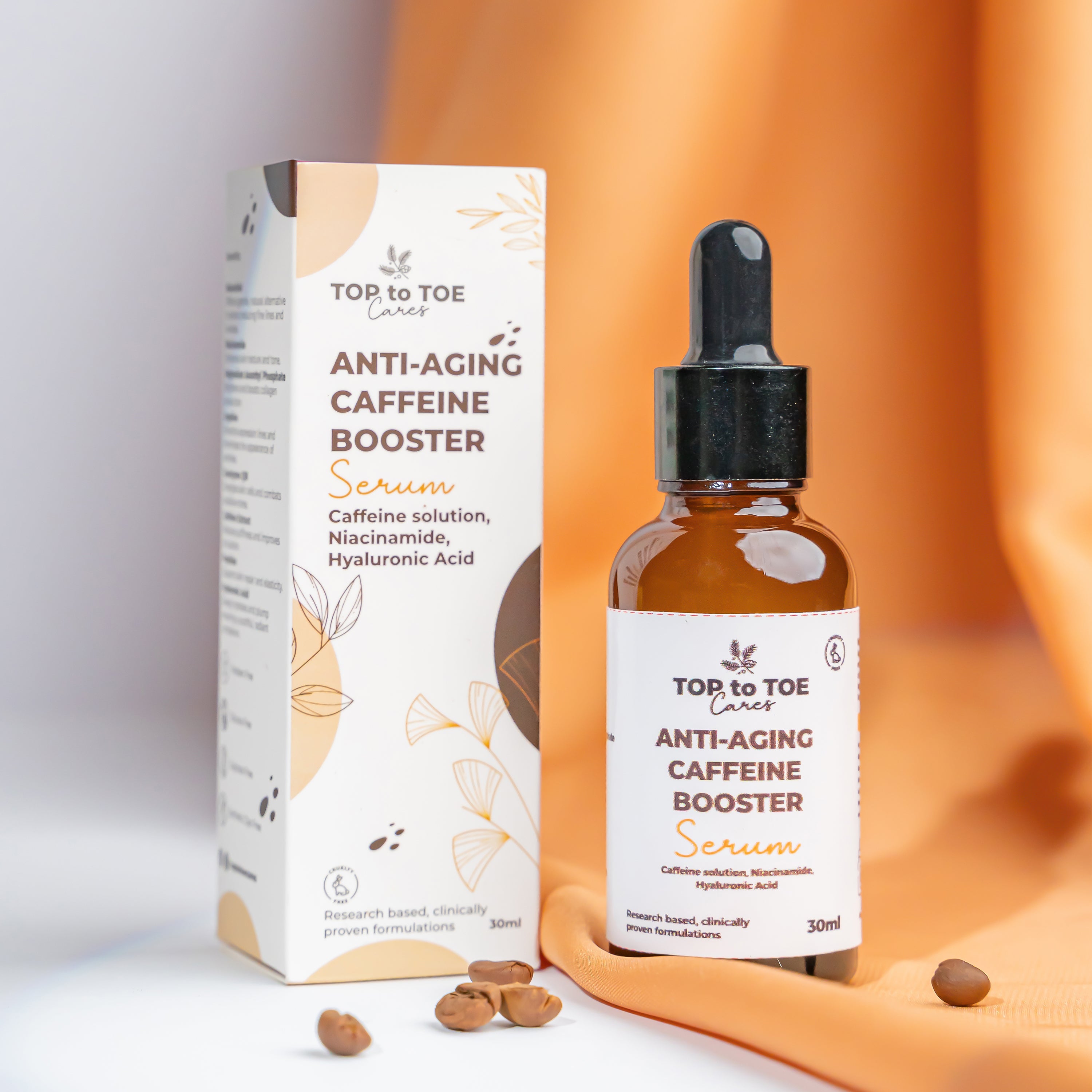 Anti-Aging Caffeine Serum [Bakuchiol, Caffeine Solution, Niacinamide & Hyaluronic Acid]