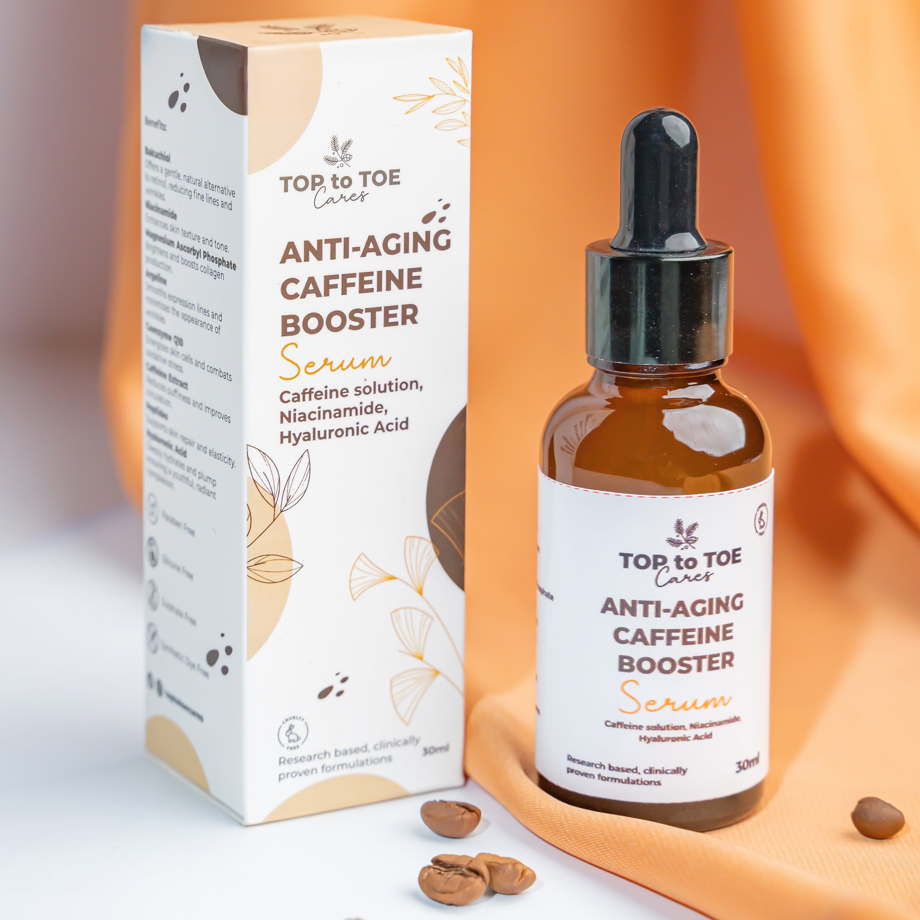 Anti-Aging Caffeine Serum [Bakuchiol, Caffeine Solution, Niacinamide & Hyaluronic Acid]