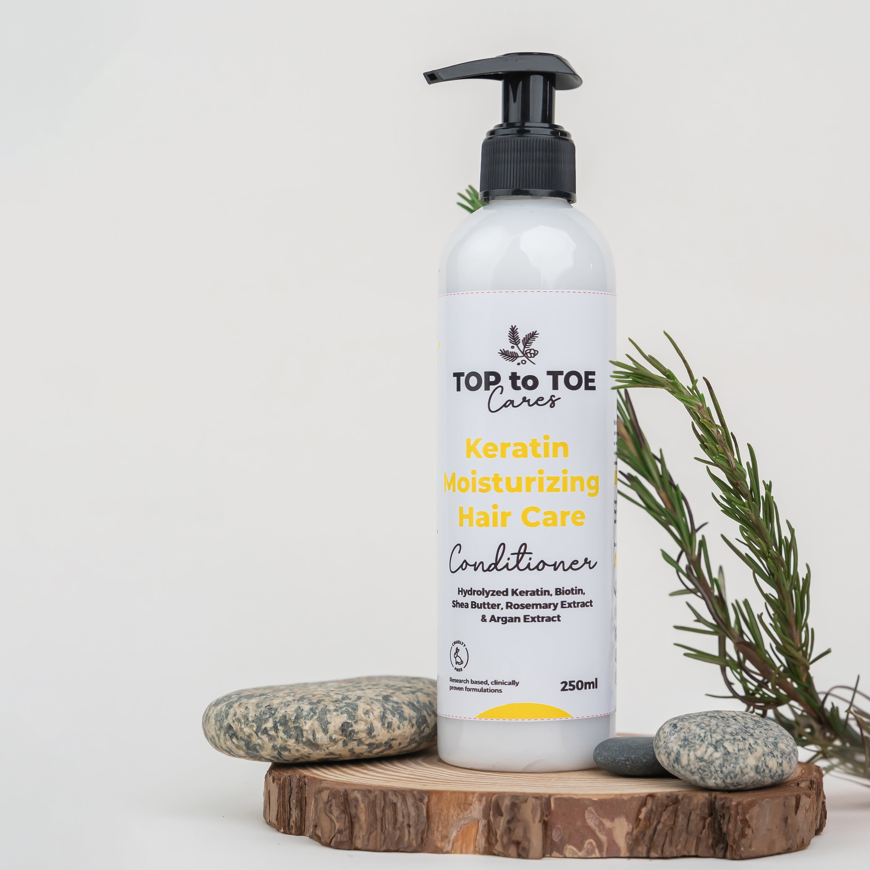 Keratin Moisturizing Hair Care Conditioner [Keratin, Biotin, Argan Oil, Saw Palmetto, Argan & Rosemary Extract]