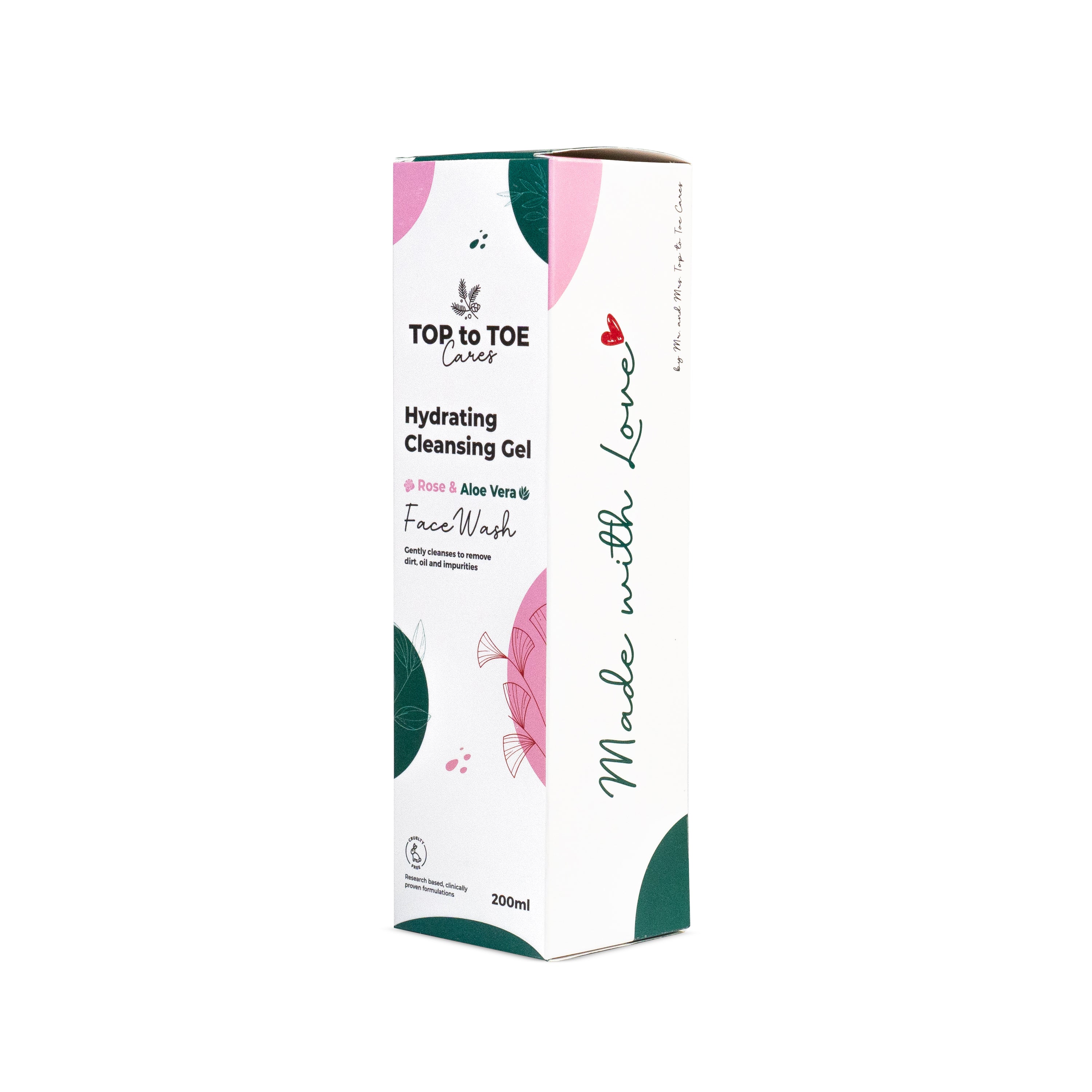 Hydrating Cleansing Gel [Rose Extract, Aloe Vera, Niacinamide, Hyaluronic Acid & Propylene Glycol]